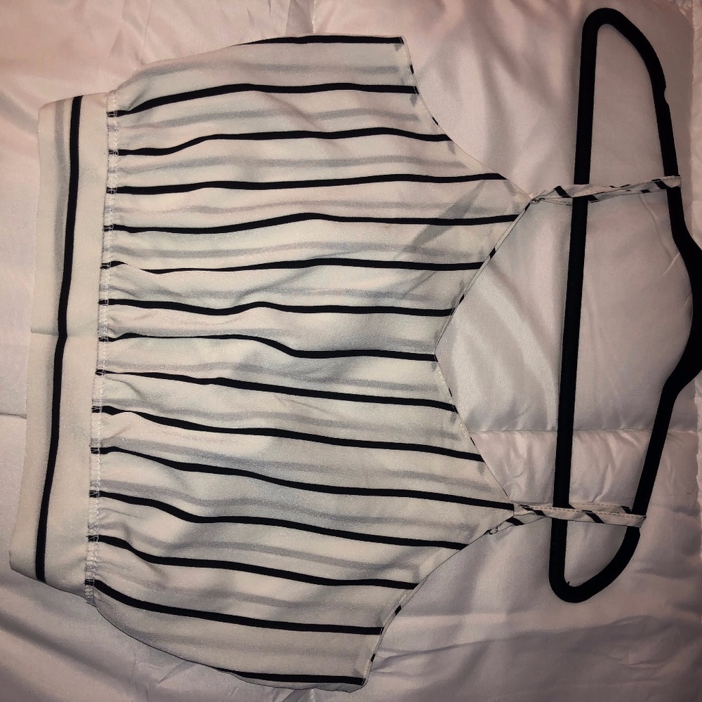 Shein Tie Crop Top